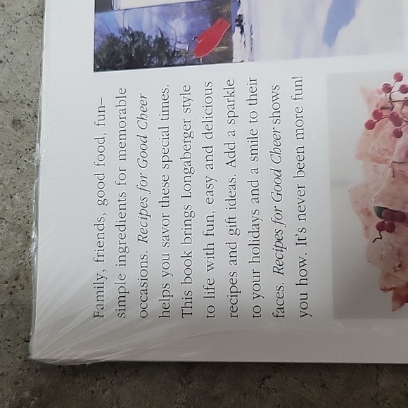 NIP 2004 Longaberger Recipes For Good Cheer Cookbook - Discontinued - Picture 4 of 7